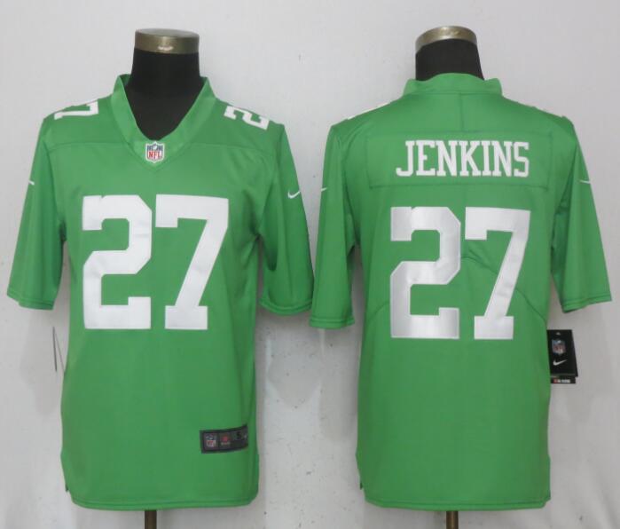 Men Philadelphia Eagles #27 Jenkins Wentz Green Vapor Untouchable Nike Limited NFL Jerseys->philadelphia eagles->NFL Jersey